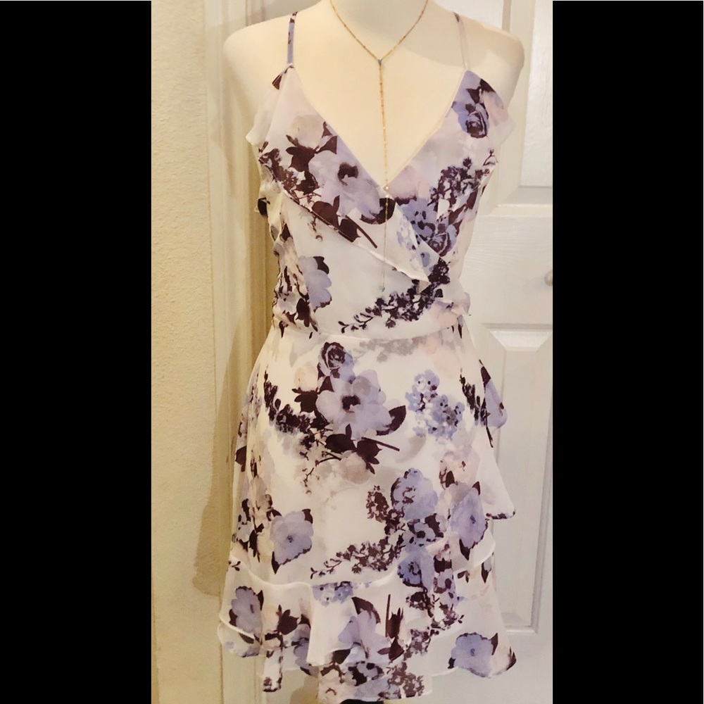 MIAMI’s Floral, ruffle, flowy, sleeveless dress